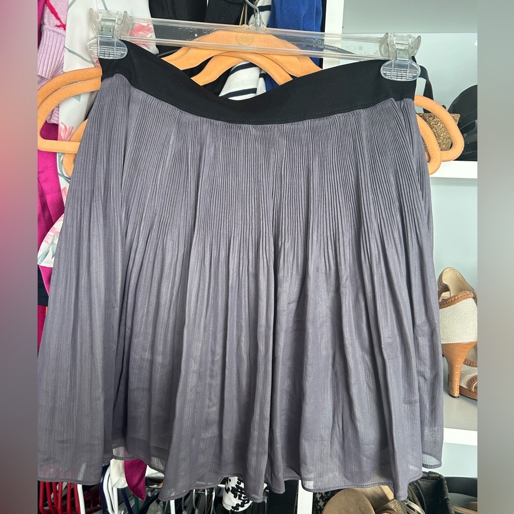 Free People Black and Gray Skirt